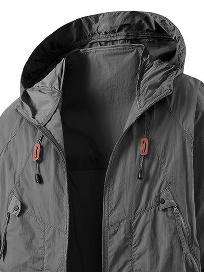Carter™ | Větru a Voděodolná Outdoorová Bunda s Nastavitelnou Kapucí