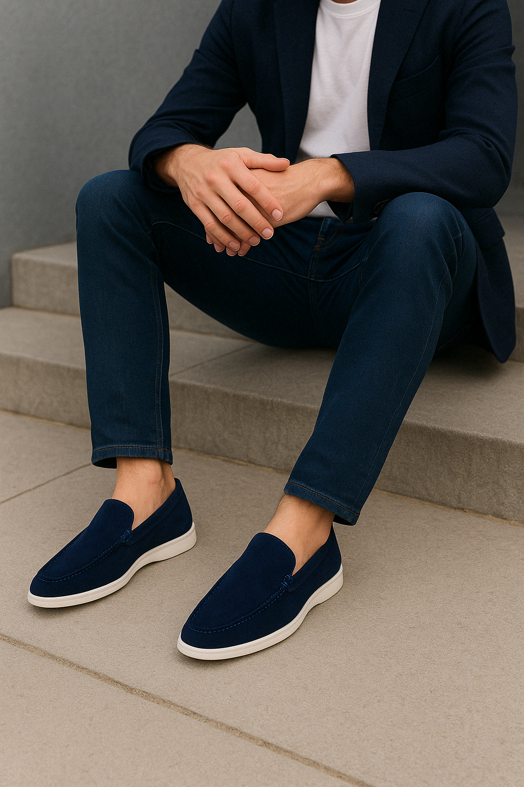 Elegantní Suede Mokasíny