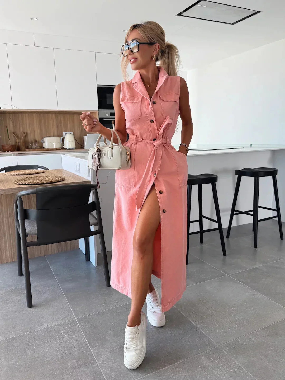 Isabelle | Maxi Denim Šaty