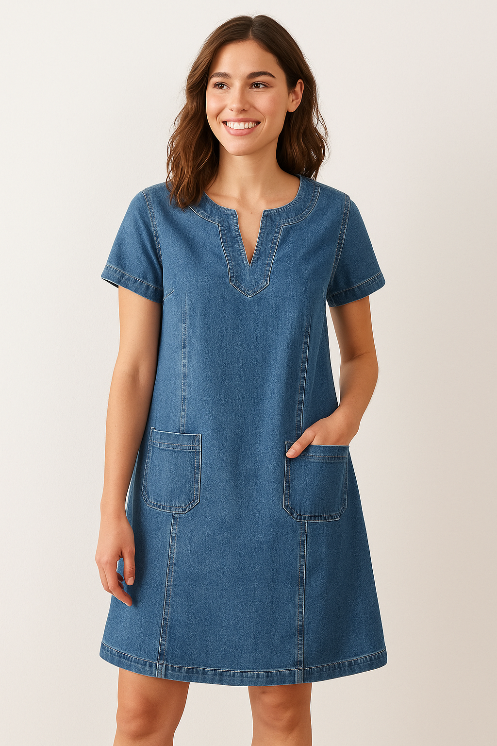 Sofia® | Měkké Denim Šaty