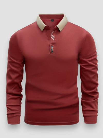 Josef™ | Luxusní polo s dlouhým rukávem