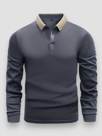 Josef™ | Luxusní polo s dlouhým rukávem