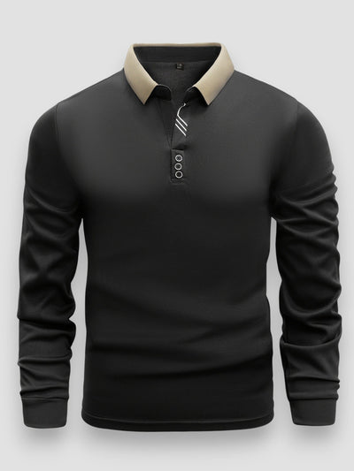 Josef™ | Luxusní polo s dlouhým rukávem