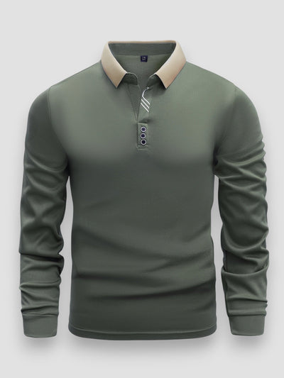 Josef™ | Luxusní polo s dlouhým rukávem